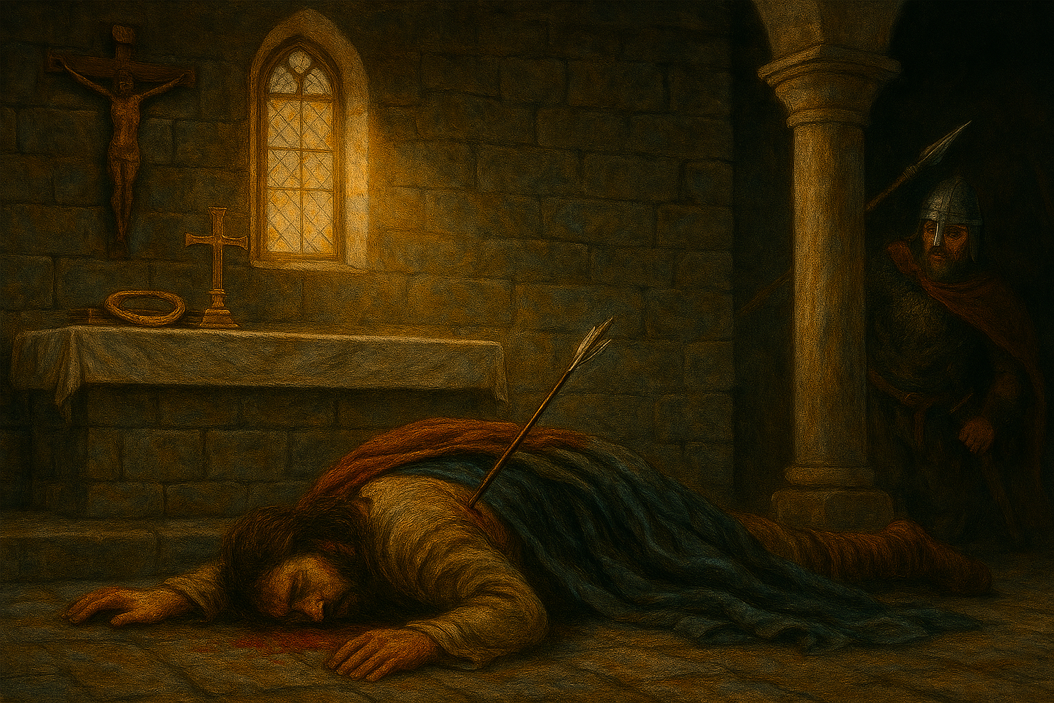 Brudermord in der Burgkirche