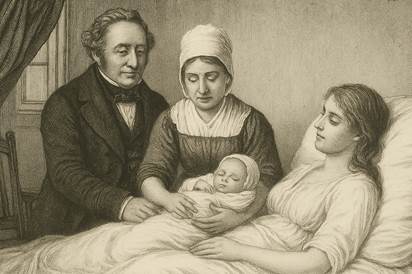 Im Königlichen Hebammen-Lehrinstitut