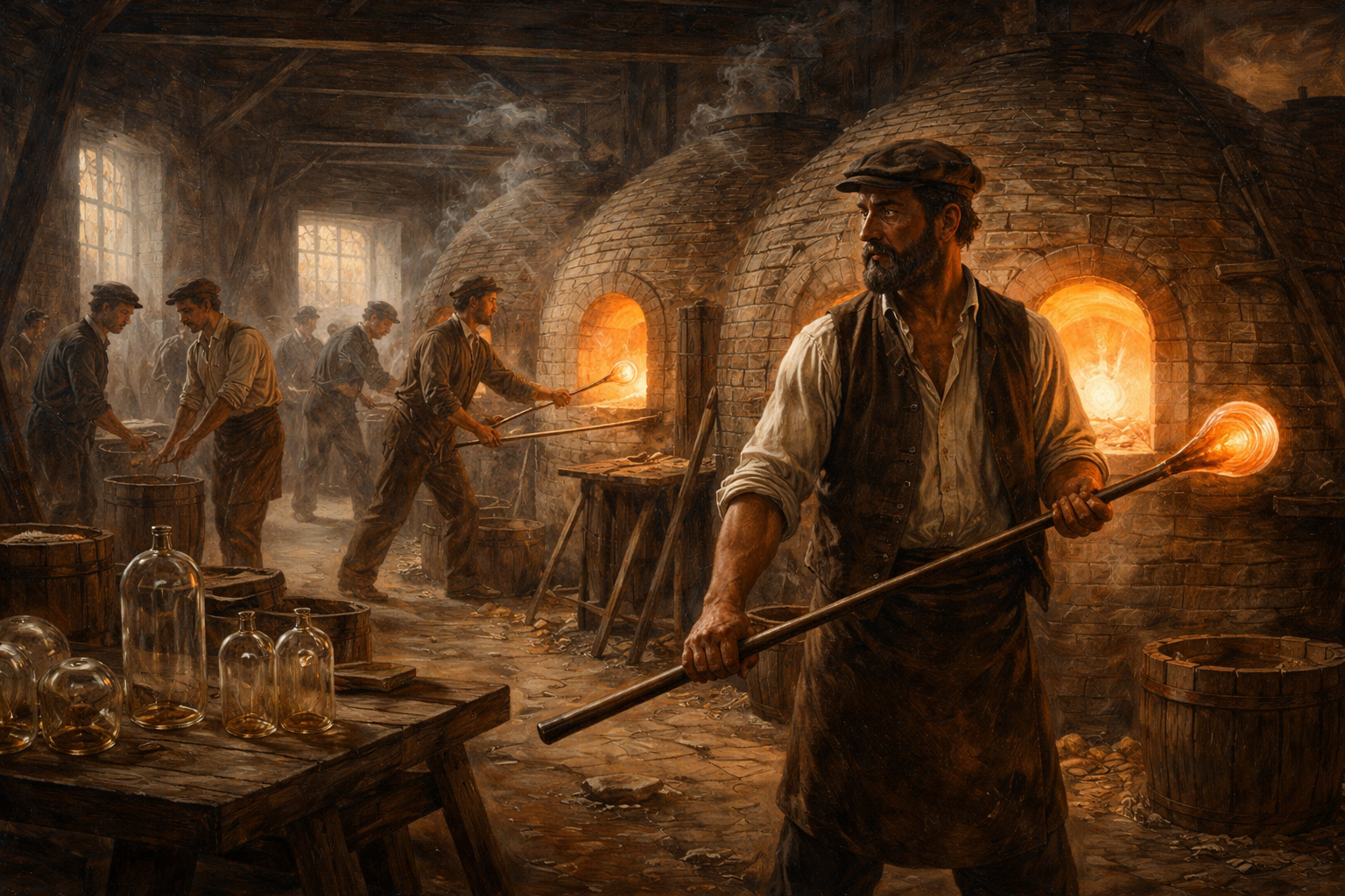 Gustav, der Giesmecker Glasmacher