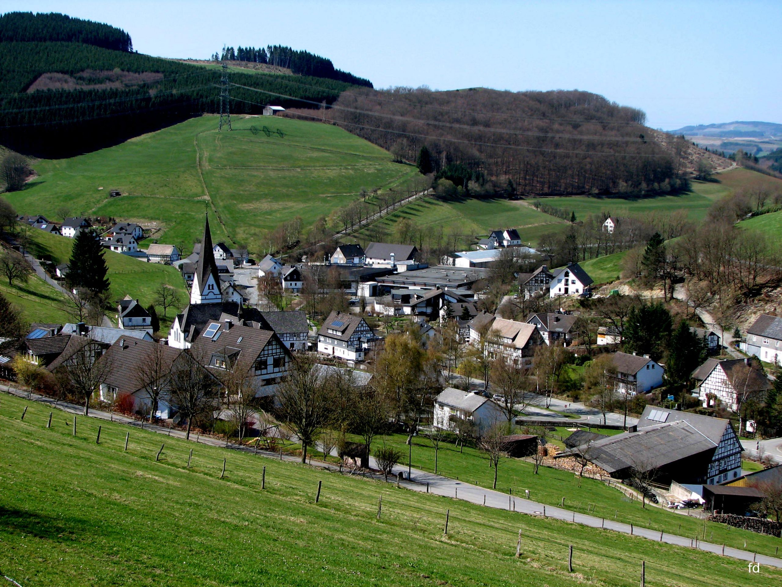Die Pfarrkirche St. Lambertus in Kirchrarbach