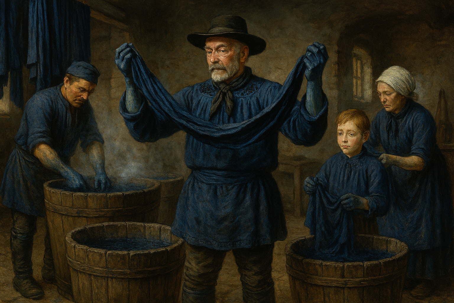 Der Blaufärber und die Sauerländer Männertracht