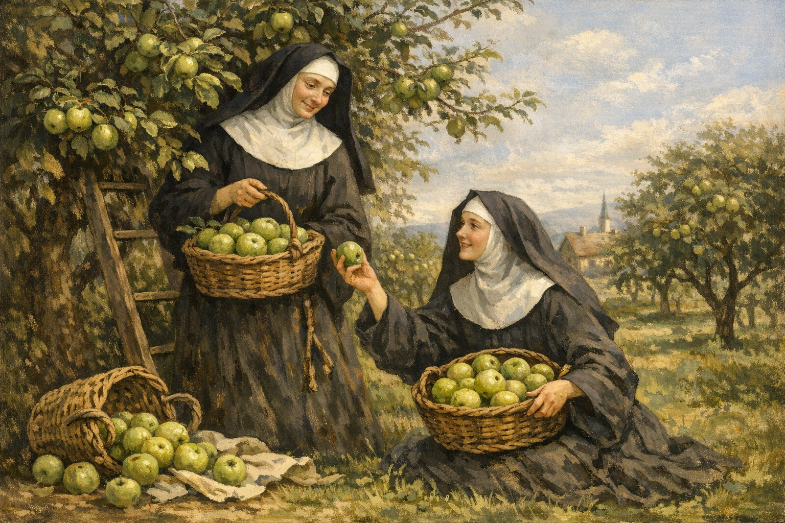 Das Hirschberger Kloster und der Odacker-Apfel